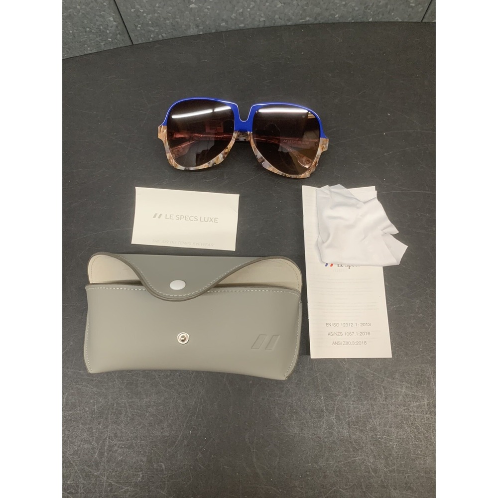 NEW Le Specs Luxe Butterfly Effect Sunglasses + Case